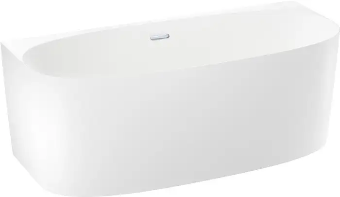 Ванна Wellsee Belle Spa 2.0 170x75 235804001 (пристенная ванна белый глянец, экран, каркас, сифон-автомат хром) - фото товара