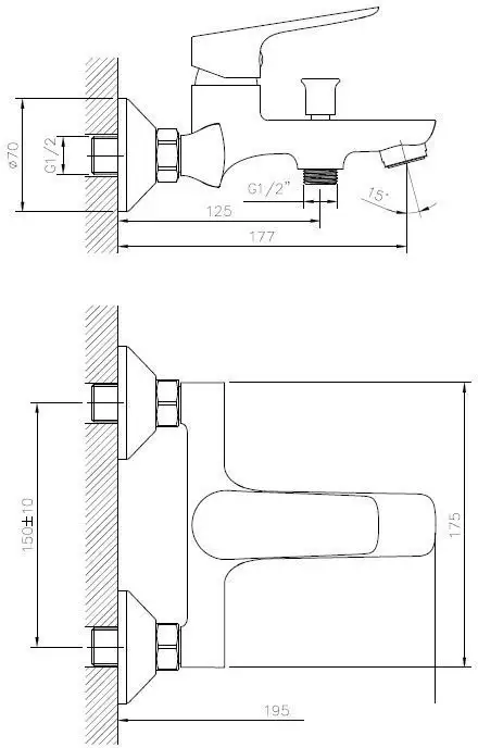 Смеситель Esko Delhi DL 54 GRF - фото товара