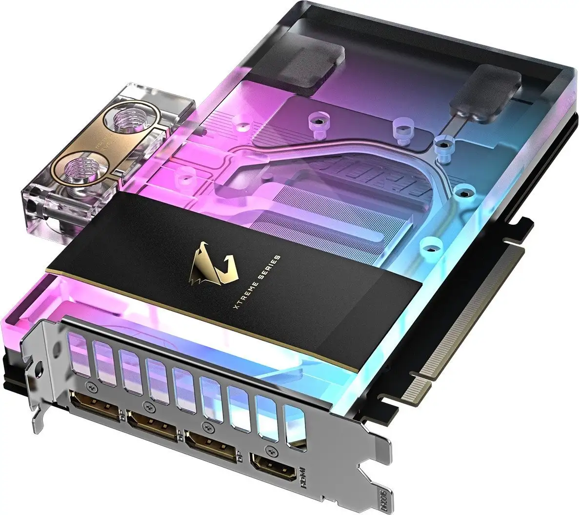 Видеокарта Gigabyte Aorus GeForce RTX 5080 Xtreme Waterforce WB 16G GV-N5080AORUSX WB-16GD – фото товара