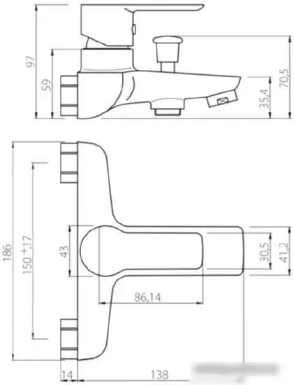 Смеситель RedBlu Origin Elegance 841000000 - фото товара