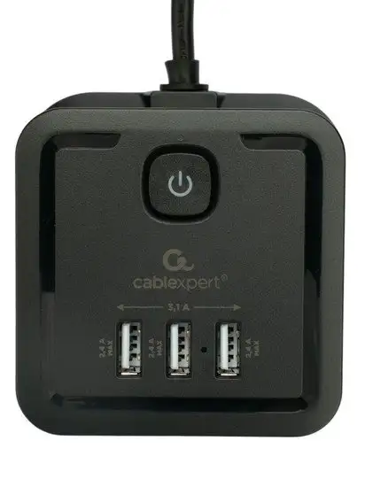Сетевой фильтр Cablexpert TWR-4-U3-B-2 – фото товара