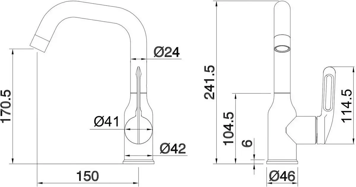 Смеситель Ekko E4065 - фото товара