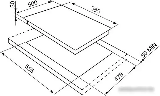 Варочная панель Smeg S64S - фото товара