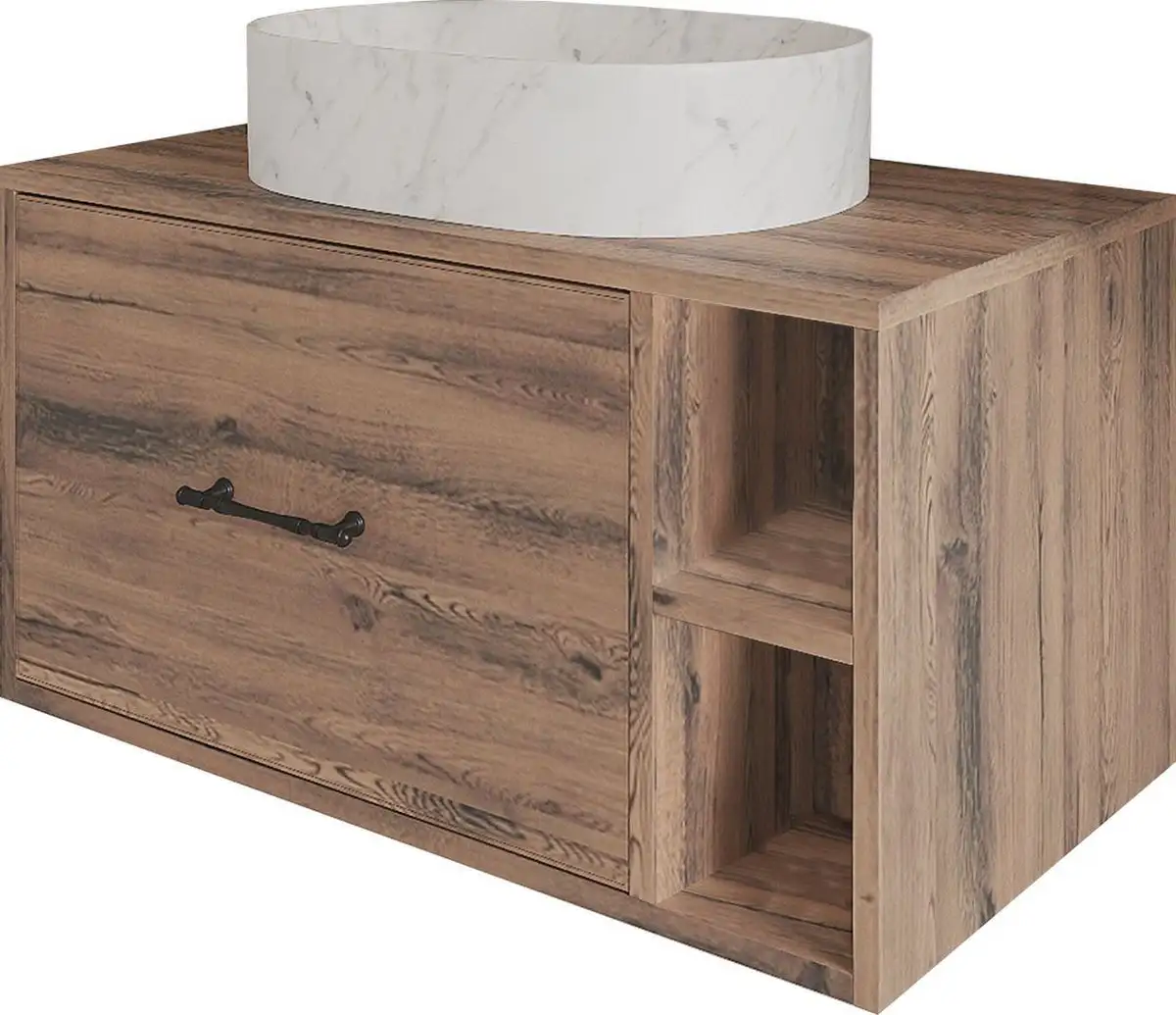 ЗОВ Тумба под умывальник Дион-Анталья 80 A80LOWC0 (дуб веллингтон) – фото товара