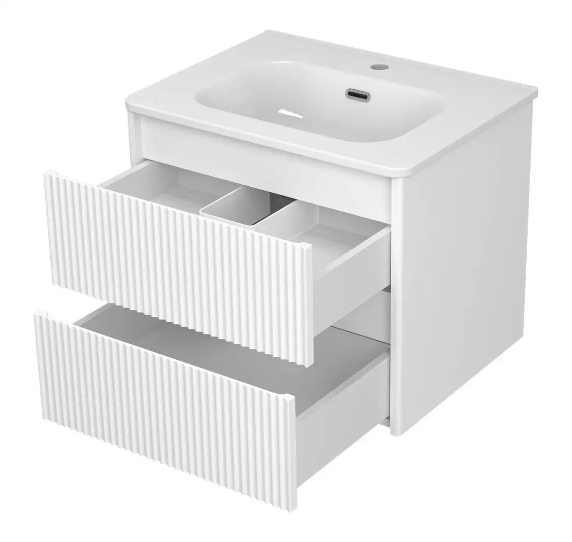 Brevita Тумба с умывальником Riva 60 RIV-07060-0102Я+B-OND060-01 – фото товара