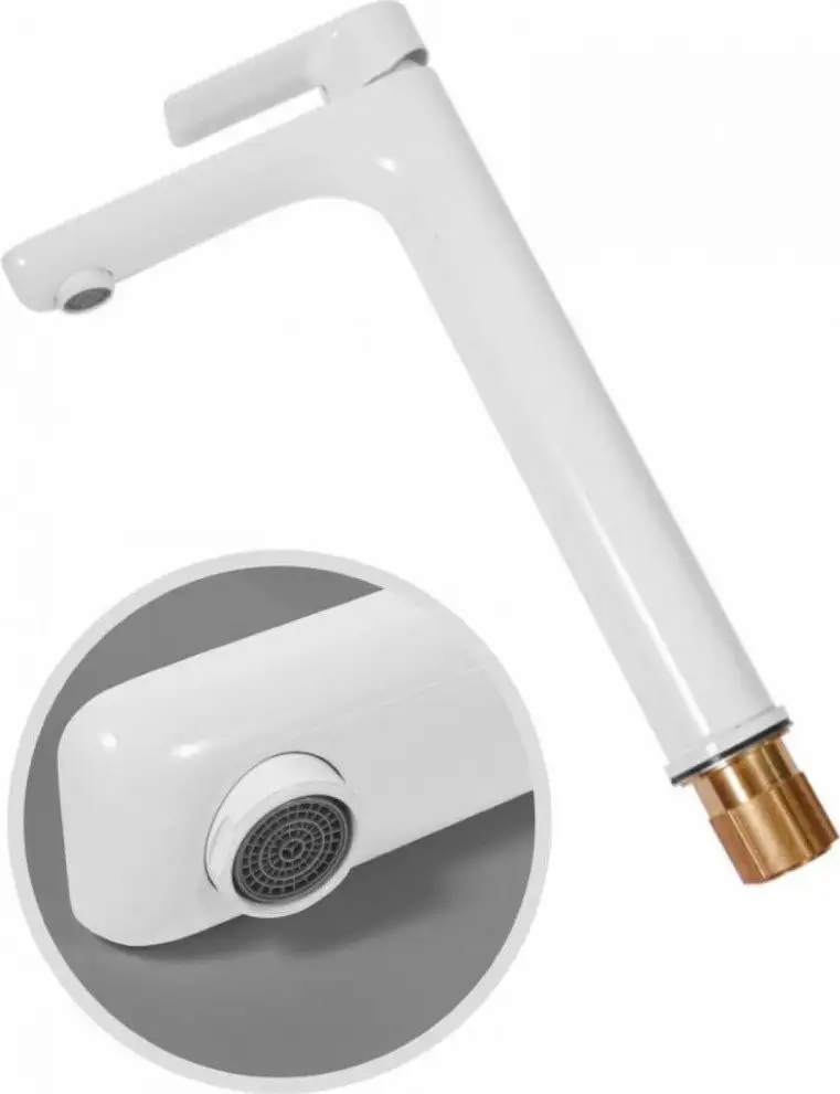 Смеситель Hansberge H2099 (белый) - фото товара