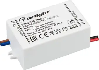 Блок питания Arlight ARJ-KE50300-PFC-TRIAC-A 028279 – изображение в каталоге
