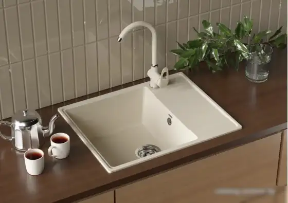 Кухонная мойка Ulgran QUARTZ Prima 605-08 (космос) - фото товара