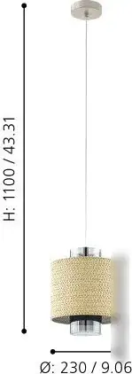 Подвесная люстра Eglo Mediouna 43393 – фото товара