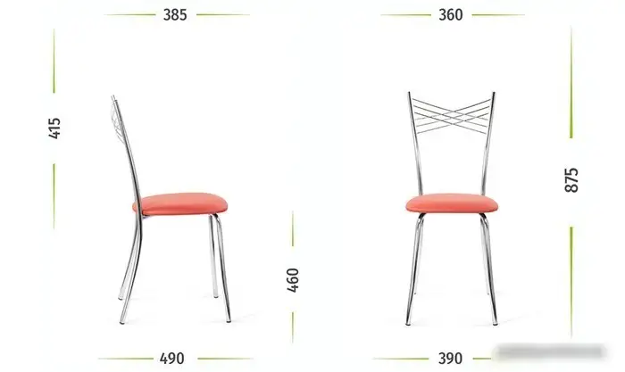 Стул UTFC Ванесса CH (S-0420, светло-голубой) – фото товара