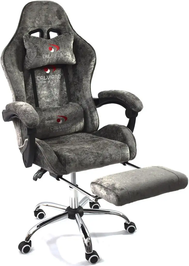 Игровое (геймерское) кресло Calviano Amarone (dark grey plush) – фото товара