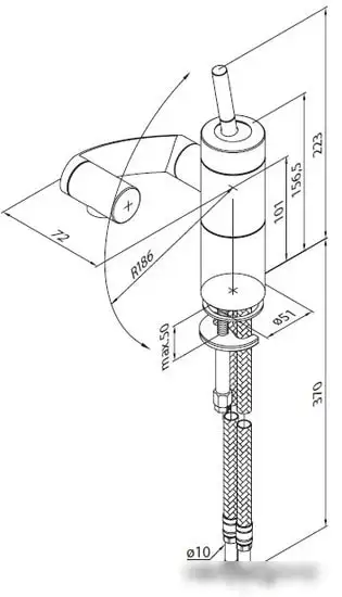 Смеситель Damixa Arc 290217464 - фото товара