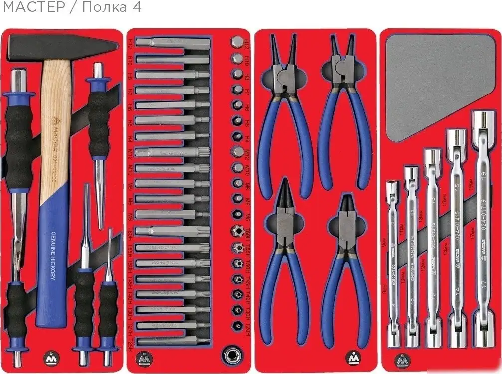 Универсальный набор инструментов Мастак 5-00205 (205 предметов) – фото товара
