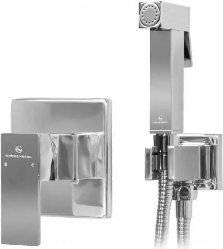 Гигиенический душ Grocenberg GB1001 (хром) - фото товара