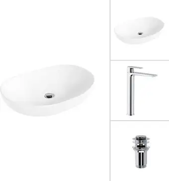 Умывальник Lauter 21502 + Reef 21CK8678C с донным клапаном 21190CH (хром) - изображение в каталоге