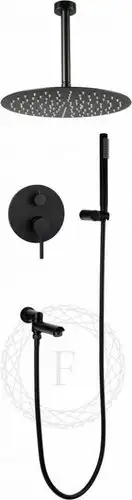 Душевая система Filarete Roun FL1022 (черный матовый)