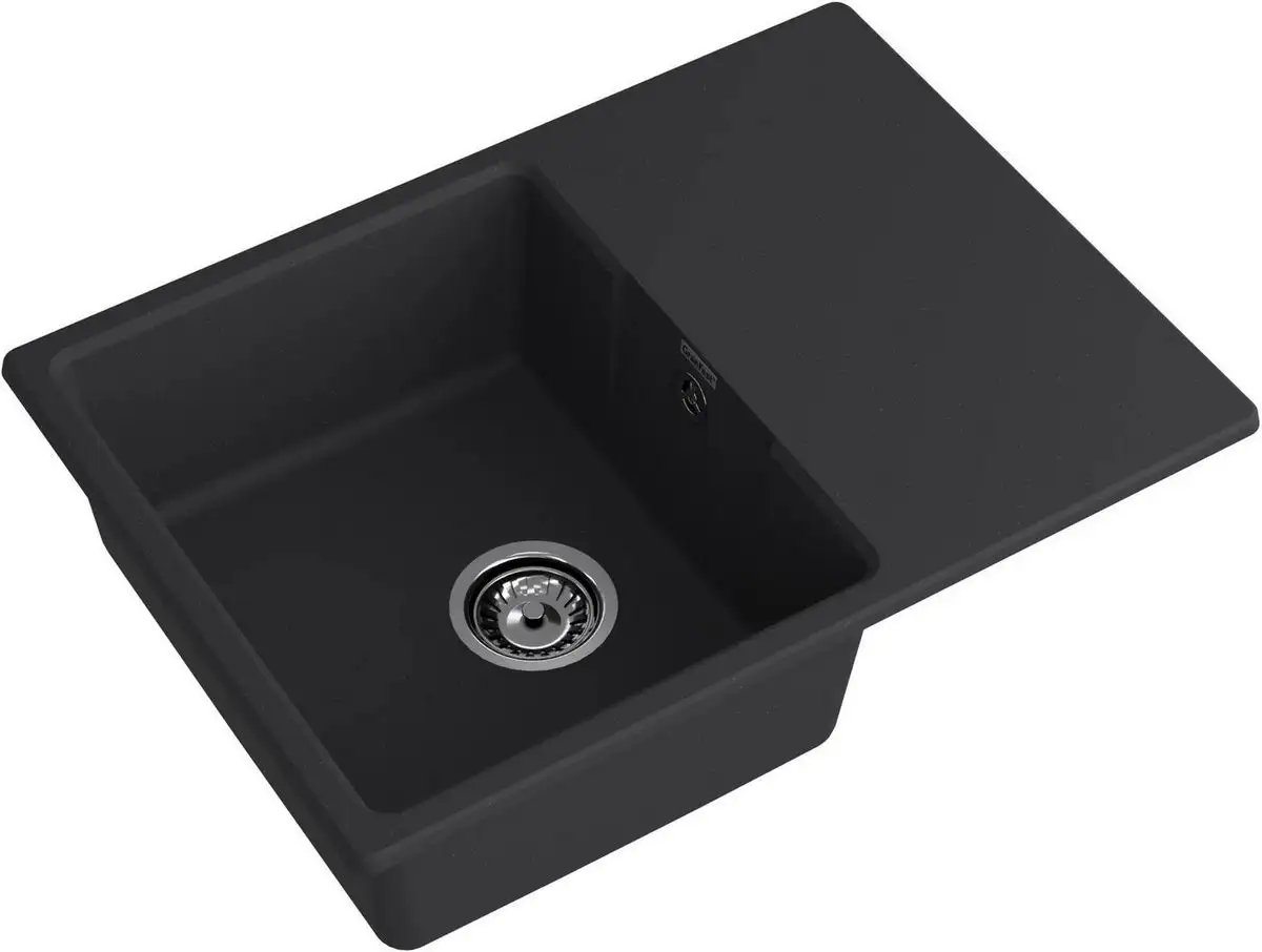 Кухонная мойка GranFest GF-Urban-668L (черный) - фото товара