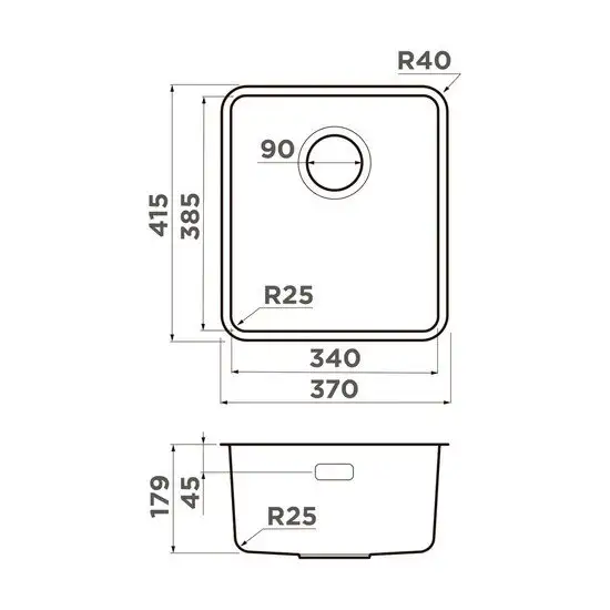 Кухонная мойка Omoikiri Omi 37-U/I-LG Ultra (светлое золото) - фото товара