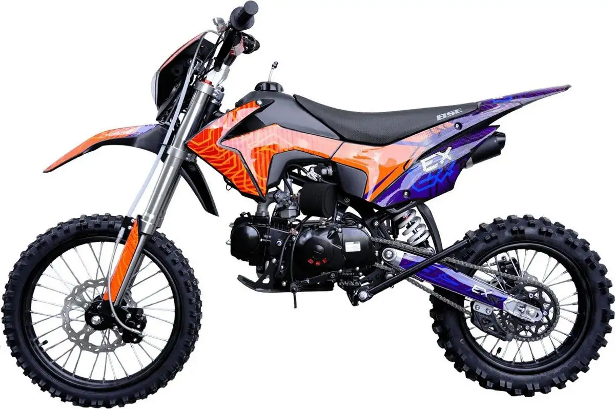 Мотоцикл BSE EX 17/14 (синий/оранжевый) – фото товара