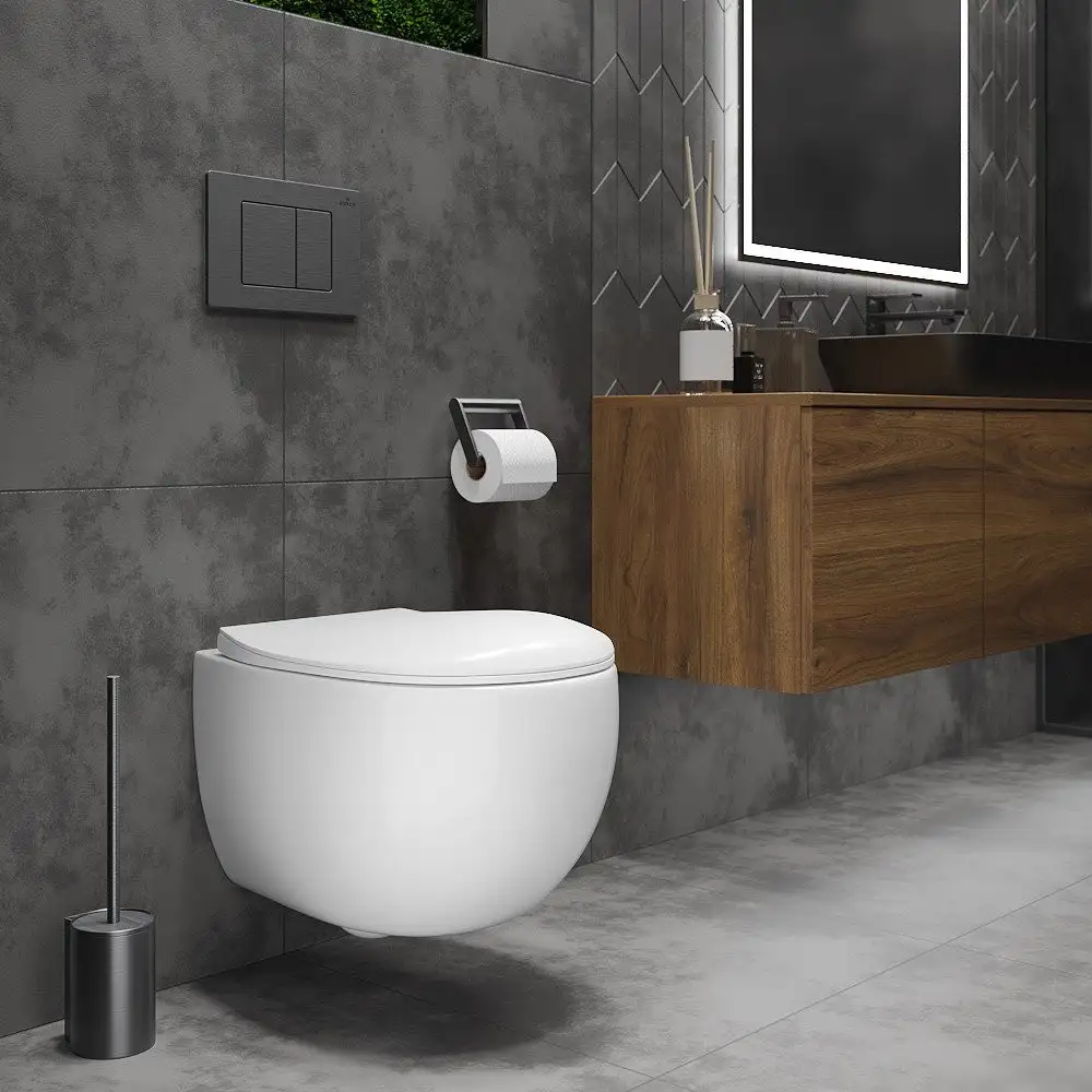 Унитаз подвесной Roxen EGG 530170-01 Rimless Soft Close NC - фото товара