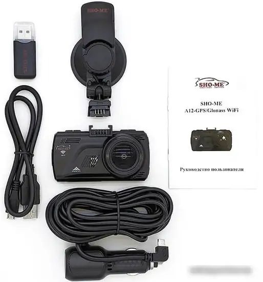 Автомобильный видеорегистратор Sho-Me A12-GPS/GLONASS WiFi – фото товара
