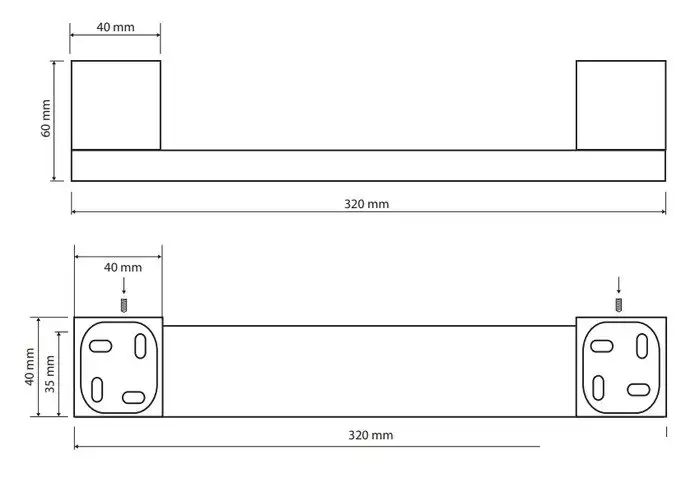 Поручень Bemeta Via 135007072 – фото товара