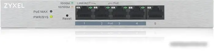 Коммутатор Zyxel GS1200-5HP v2 – фото товара