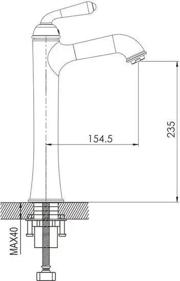 Смеситель Rose R0211Q - фото товара