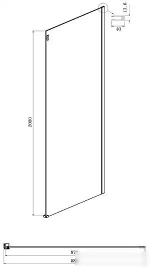 Душевой уголок Ambassador Benefit 150x90x200 19021204HB-90HB - фото товара