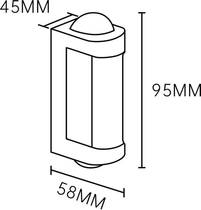 Уличный накладной светильник ESCADA 30006W/01LED (черный) – фото товара