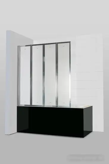 Стеклянная шторка для ванны Cerutti Spa Bouna 130x140 – фото товара