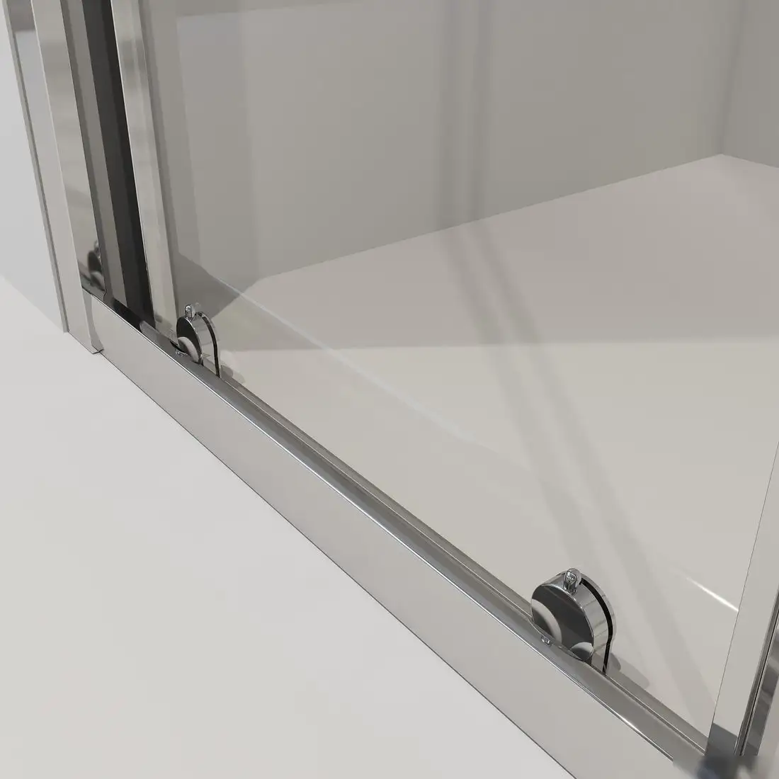 Душевая дверь Niagara NG-631-9A 90x190 (хром/прозрачное стекло) - фото товара