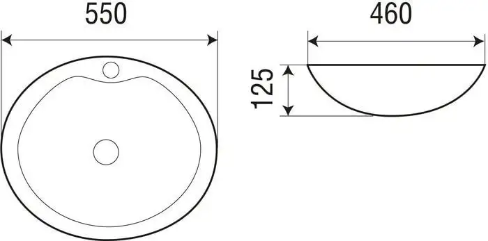 Умывальник WeltWasser Elbach 1147 - фото товара