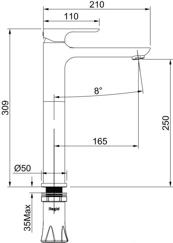 Смеситель Raglo R03.15.03 - фото товара