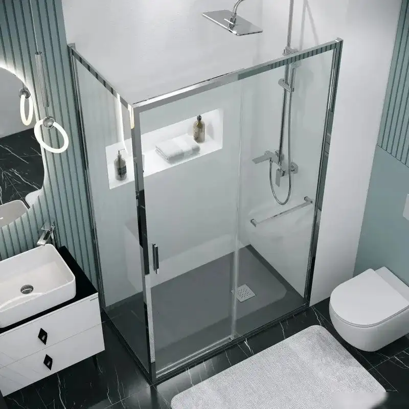 Душевая стенка Grossman Style 80x195 200.K33.05.80.10.00 (хром, стекло прозрачное) - фото товара