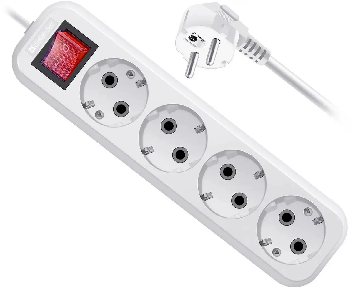 Сетевой фильтр Defender L340 (7 м) – фото товара