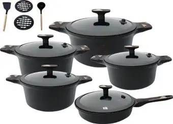 Набор кастрюль FeisiLang FL-S014KK (черный)