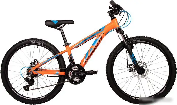 Велосипед Novatrack Extreme 21.D 2024 24AHD.EXTREME.11OR4 (оранжевый) – изображение в каталоге