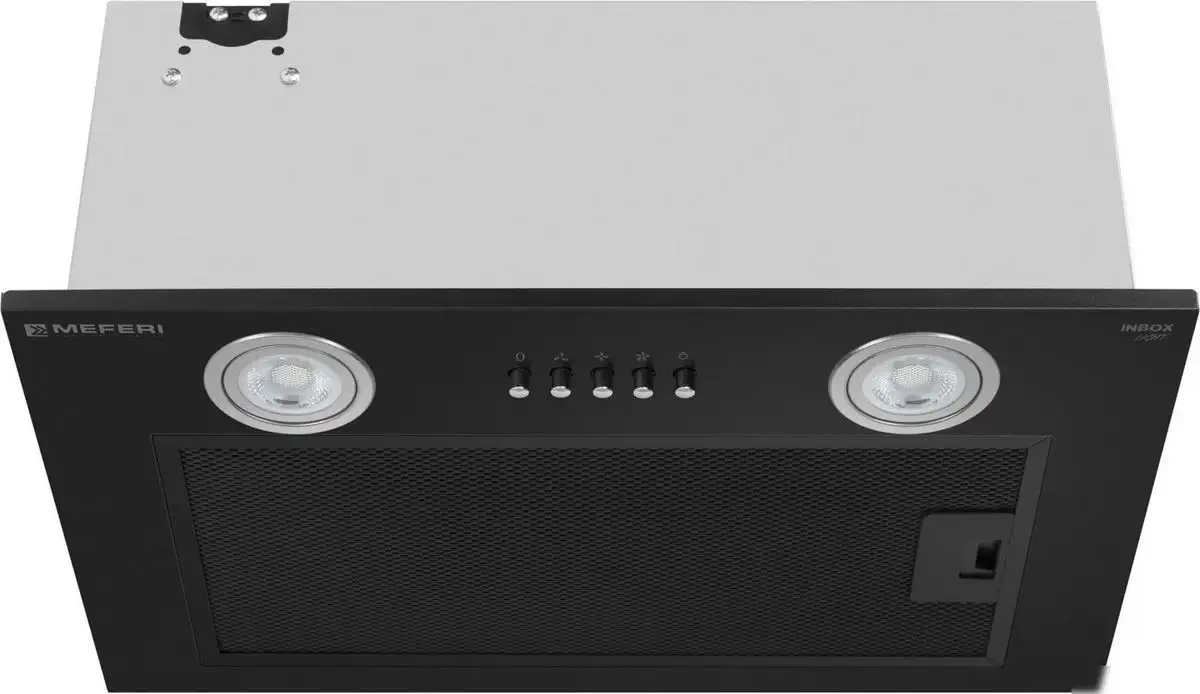 Кухонная вытяжка Meferi INBOX45BK Light - фото товара