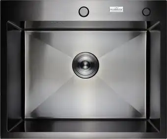 Кухонная мойка MARRBAXX B6050-R (черный/графит) - изображение в каталоге