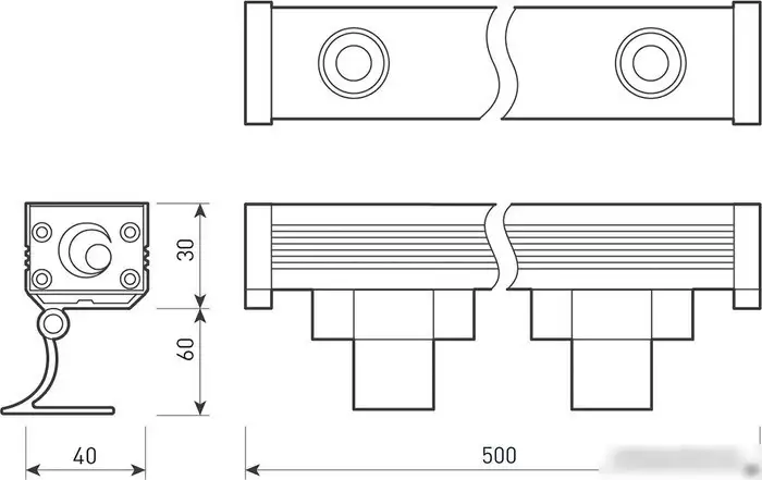 Уличный прожектор Arlight AR-LINE-500-9W Day4000 041723 – фото товара