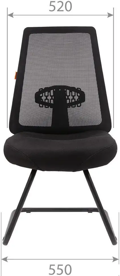 Офисный стул CHAIRMAN 535V (ткань черный/черный) – фото товара