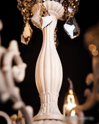 Подвесная люстра Евросвет 3281/5 белый с золотом/тонированный хрусталь – фото товара