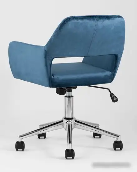 Кресло Stool Group Ross велюр (синий) – фото товара