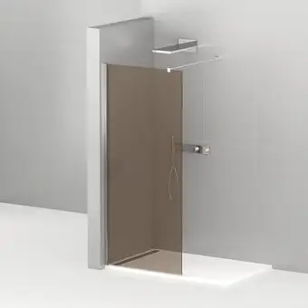 Душевая стенка Cezares LIBERTA-L-1-80-120-BR-Cr