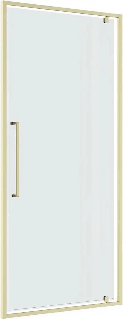 Душевая дверь Niagara Nova NG-45-10ASG 100х195 (золото сатин/прозрачное стекло) - фото товара