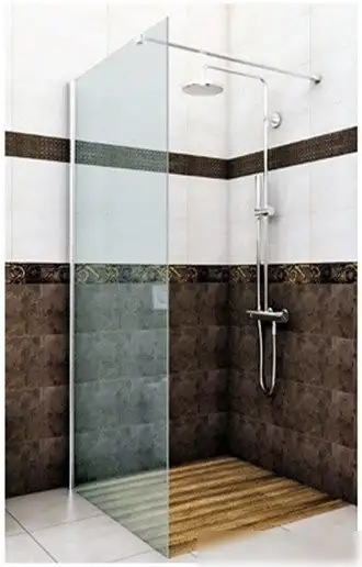 Душевая стенка Стеклоконтакт 8F-2000х795 (прозрачное стекло) - фото товара