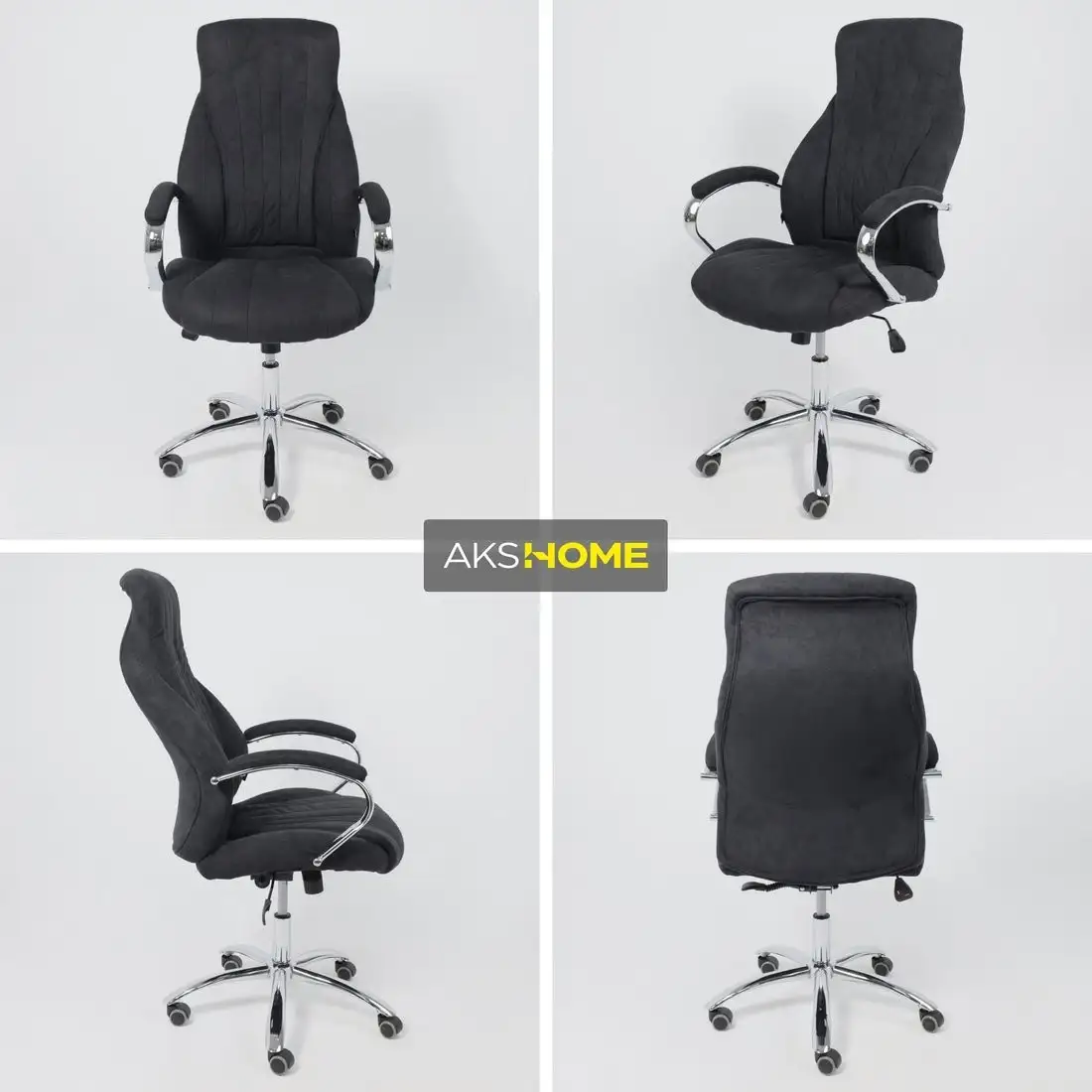 Офисное кресло AksHome Mastif (ткань, графит) – фото товара