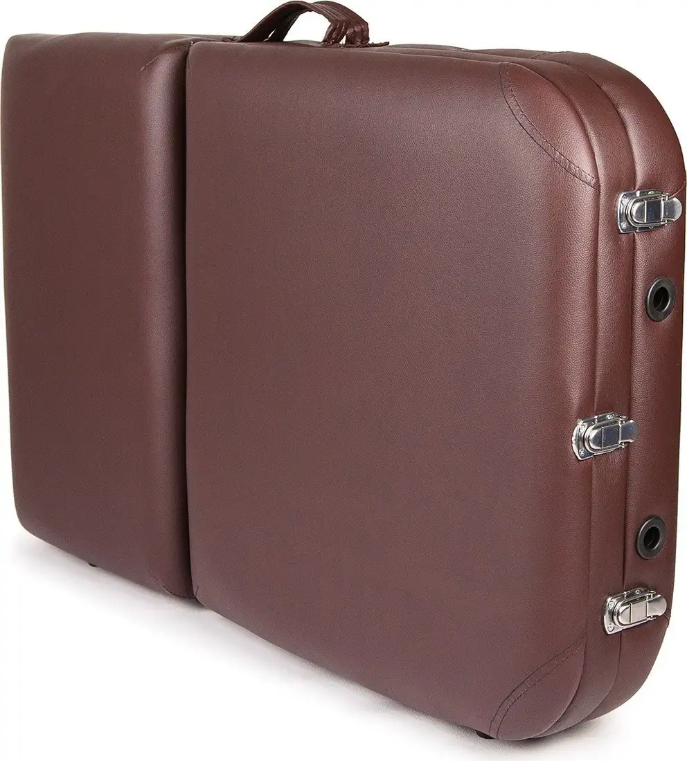 Массажный стол Atlas Sport 70 см складной 3-с деревянный (коричневый) – фото товара