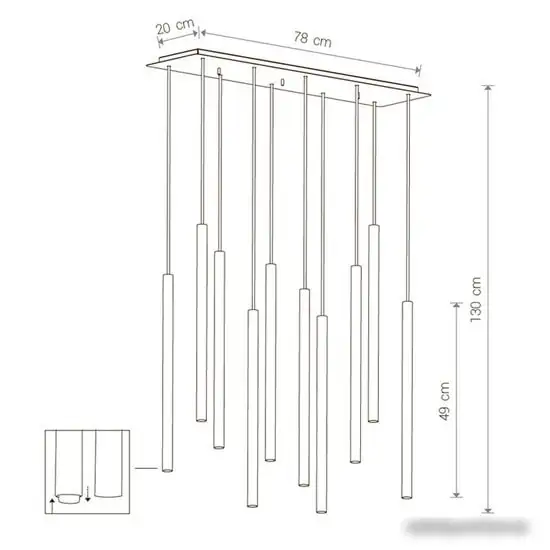 Подвесная люстра Nowodvorski Laser X 8922 (Белый) – фото товара